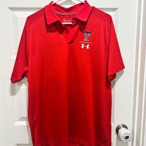 Under Armour Texas Tech Red Polo Shirt
